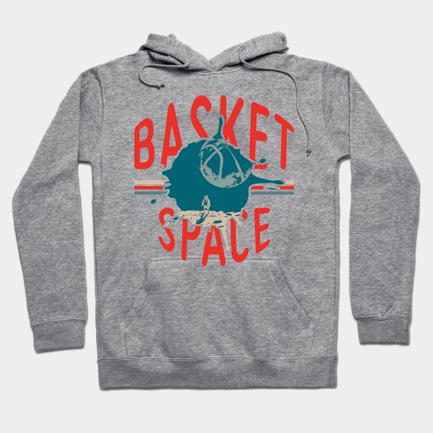 Basketball Space Hoodie by TEEWEB